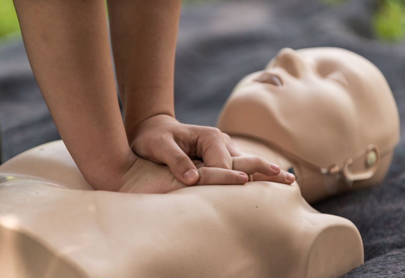 Training on a Dummy Person During a Session~